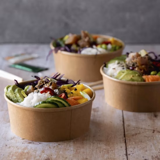 Custom Logo Disposable Paper Bowl for Salad Bowl
