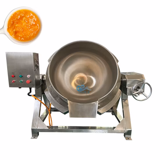 All Stainless Steel Electromagnetic Heating Soup Pot with Tilting Function