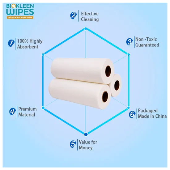 Wet Towels Barrels Dry Wipes in Bucket