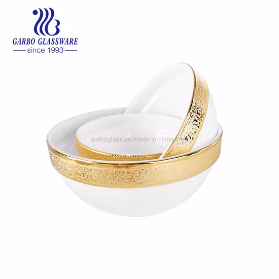 Luxury Glass Tea Pot Customized Gold Decor Opal Dinnerware White Opal Glass Pitcher with Lid Wholesale Jucie Coffee Tea Pot for Arab Philippine and India Market