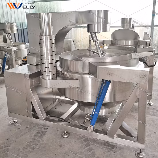 Steam Heating Food Stirring Cooking Mixer Cooking Pot with Mixer