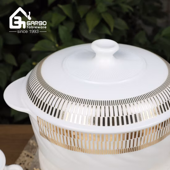 72PCS Decal Opal Glass Dinnerware